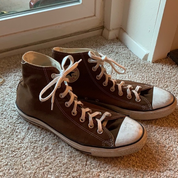 Hightop Brown Converse size M10 W12